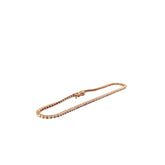 14k Rose Gold 1.53ct I SI1 Round Diamond Tennis Bracelet